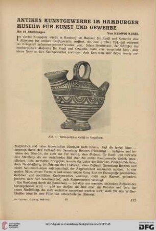 10: Antikes Kunstgewerbe im Hamburger Museum für Kunst und Gewerbe