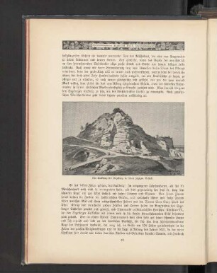 Der Kalkberg bei Segeberg in seiner jetzigen Gestalt.
