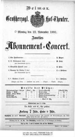 Abonnement=Concert