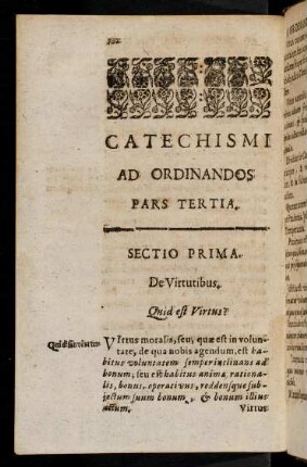 332-352, Quid est Virtus? - Paragraphus I. De Fide.