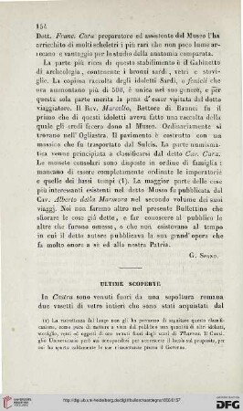 Ultime scoperte