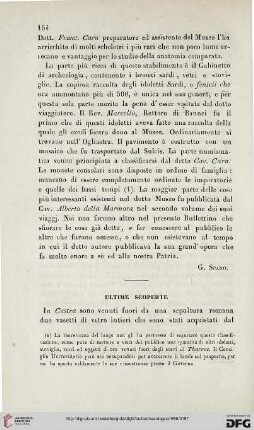 Ultime scoperte