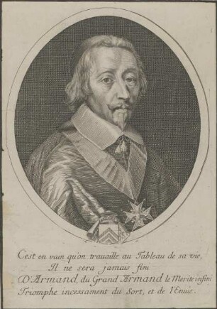 Bildnis von Kardinal Armand de Richelieu
