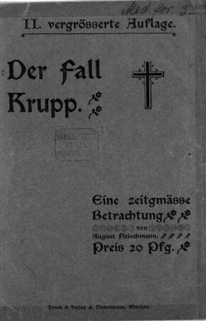 Der Fall Krupp : Eine zeitgemäße Betrachtung