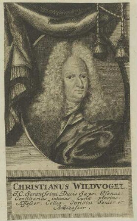 Bildnis des Christianus Wildvogel