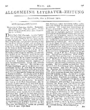 Die Wirthschaft zu Apenflur. Frankfurt am Main: Hermann 1801