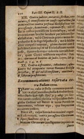 220-228, Excommunicationes reservatae extra Bullam coenae. ...