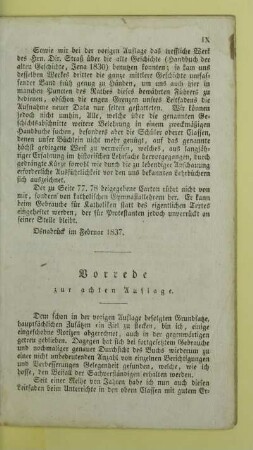 Vorrede zur achten Auflage
