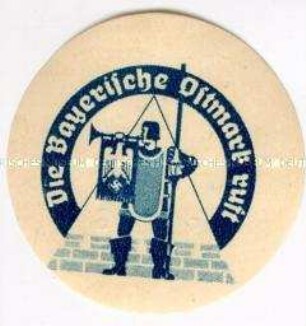 Vignette mit Werbung für die Bayerische Ostmark