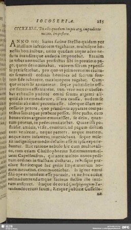 CCCXXXIII. De alio quodam impie atq[ue] impudente milite, impostore