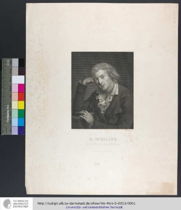Fr. Schiller : Geb. d. 10ten Novb. 1759. Gest. d. 9ten Mai 1805
