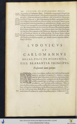 Ludovicus Et Carlomannus - Henricus III.