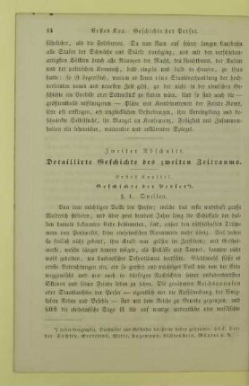 Zweiter Abschnitt. Detaillirte Geschichte des zweiten Zeitraums