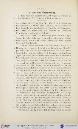 5. Text und Übersetzung