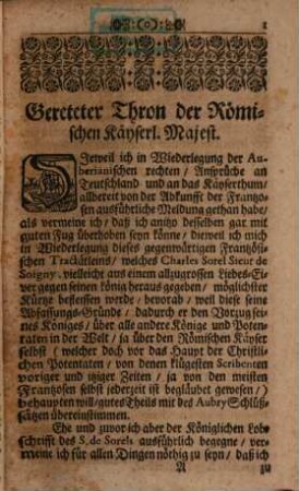 Statua Nabuchodonosoris inconcussa, oder geretteter Thron der Majestät