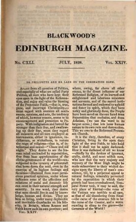 Blackwood's Edinburgh magazine. 24, 24. 1828