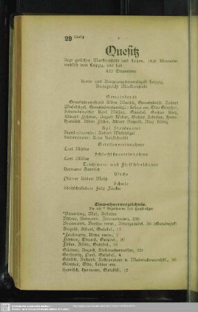 Einwohnerverzeichnis : Einwohnerverzeichnis