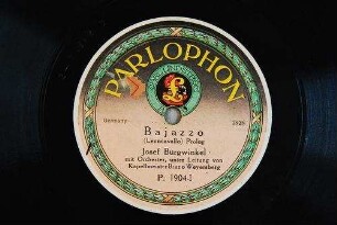 Bajazzo : Prolog / (Leoncavallo)