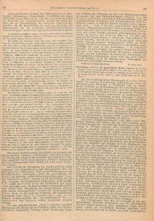 682-683 [Rezension] Rochedieu, Edmond, La personnalité divine