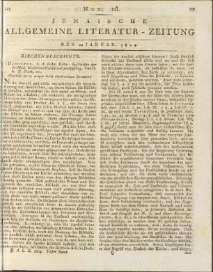 Num. 16. Den 19. Januar 1804