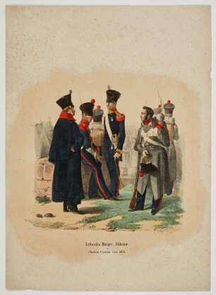 Lübecks Bürger-Militair VI. Cholera-Cordon von 1831