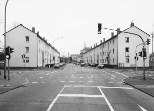Gesamtanlage; Hanau, Gesamtanlage Wohnsiedlung Barbarossastraße