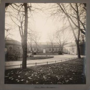 Schloss Monbijou, Berlin: Ansicht vom Park aus