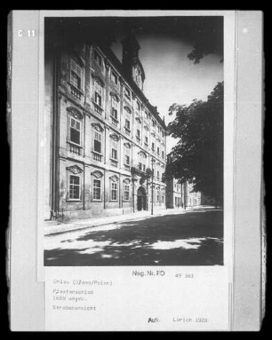 Ohlau (poln. Olawa), Schloss, Straßenansicht