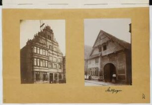 Schloss, Stadthagen. Wohnhaus, Stadthagen: Ansichten (aus: Skizzen- und Fotoalbum 22)