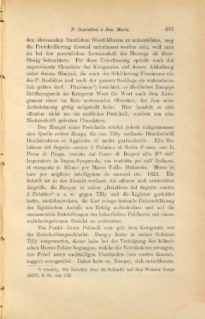 Der Karmeliter P. Dominikus a Jesu Maria und der Kriegsrat vor der Schlacht am Weissen Berge