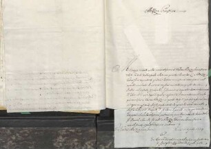 Leopoldo Mazzoni an Karoline Luise von Baden (Rom)