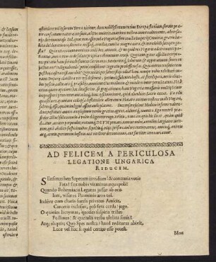 D2r-D2v, Ad felicem a periculosa legatione ungarica reducem