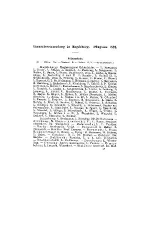 Generalversammlung in Magdeburg, Pfingsten 1891