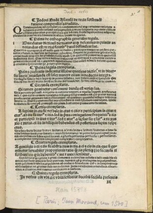 [De orthographia sive De ratione scribendi]