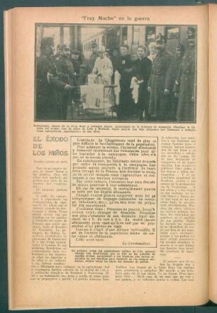 El éxodo de los niños : "Fray Mocho" en la guerra