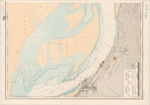 139 Nordsee; deutsche Küste. Die Elbe von Cuxhaven bis Brunsbüttelkoog