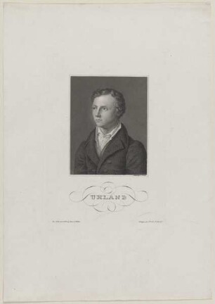 Bildnis des Ludwig Uhland