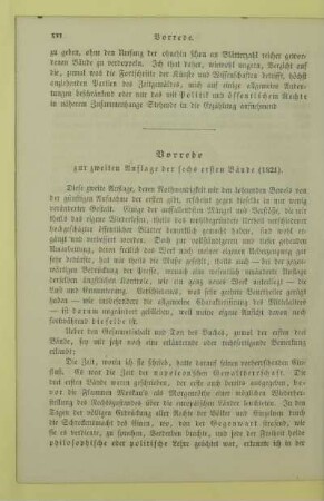 Vorrede zur ersten Auflage des vierten Bandes (1816)