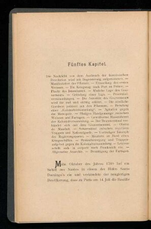 Fünftes Kapitel. - [Kampf der Kolonisten gegen das Beamtentum]
