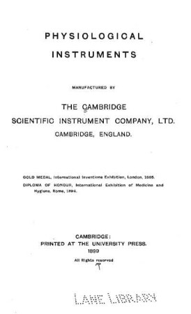 Physiological Instruments