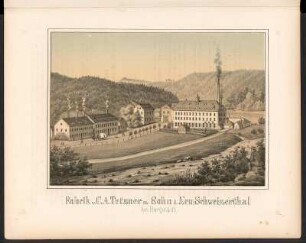 Fabrik v. C. A. Tetzner u. Sohn i. Neu-Schweizerthal bei Burgstädt