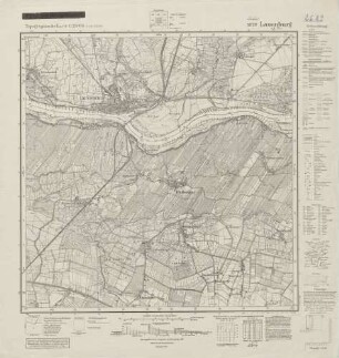 2629 (alte Nr.: 1216) Lauenburg a.d. Elbe, Topographische Karte 1:25000 (4cm - Karte)