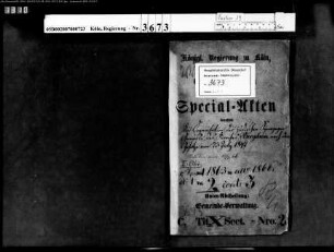 Die Organisation der jüdischen Synagogengemeinden des Kreises Bergheim nach dem Gesetz vom 23. Juli 1847