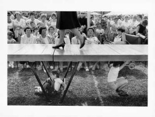 Modenschau auf dem Sportfest