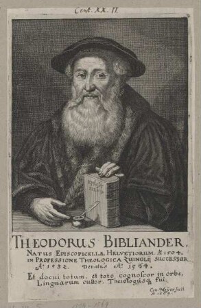 Bildnis des Theodorus Bibliander