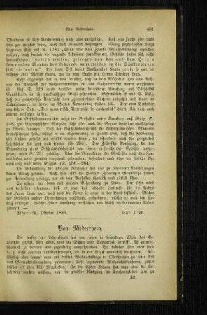 Vom Niederrhein