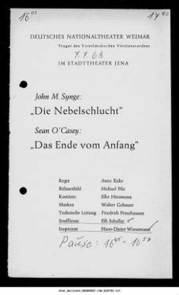 "Das Ende vom Anfang"