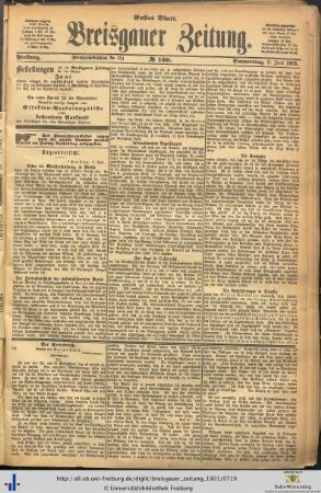 06.06.1901 (Erstes Blatt)