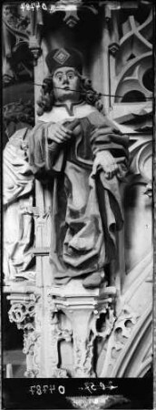 Breisach Sankt Stephansmünster Lettner Plastik des Heiliger Gervasius