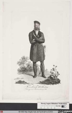 Bildnis Friedrich Wilhelm, Herzog von Braunschweig-Lüneburg-Oels (der "Schwarze Herzog")